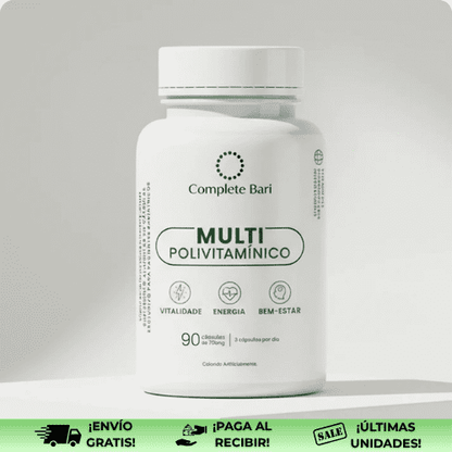 CompleteBari® | Multivitamínico de absorción rápida para bariátricos