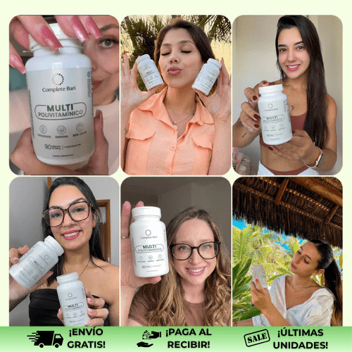 CompleteBari® | Multivitamínico de absorción rápida para bariátricos