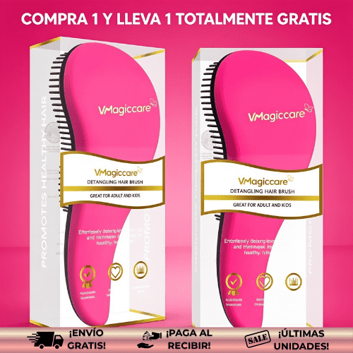MagicCare® | Cepillo anticaída que desenreda tu cabello al instante ¡OFERTA2X1!