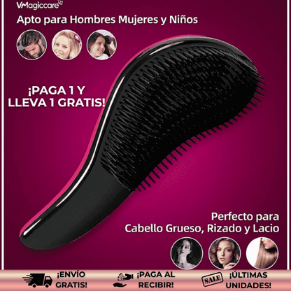 MagicCare® | Cepillo anticaída que desenreda tu cabello al instante ¡OFERTA2X1!