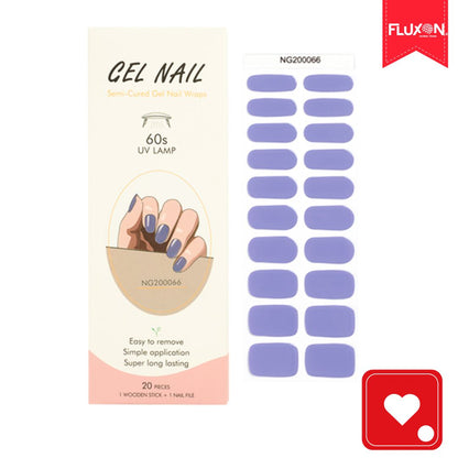Kit Manilux® |  20 Stickers de Gel Semicurados + Lampára UV ¡50% Off!