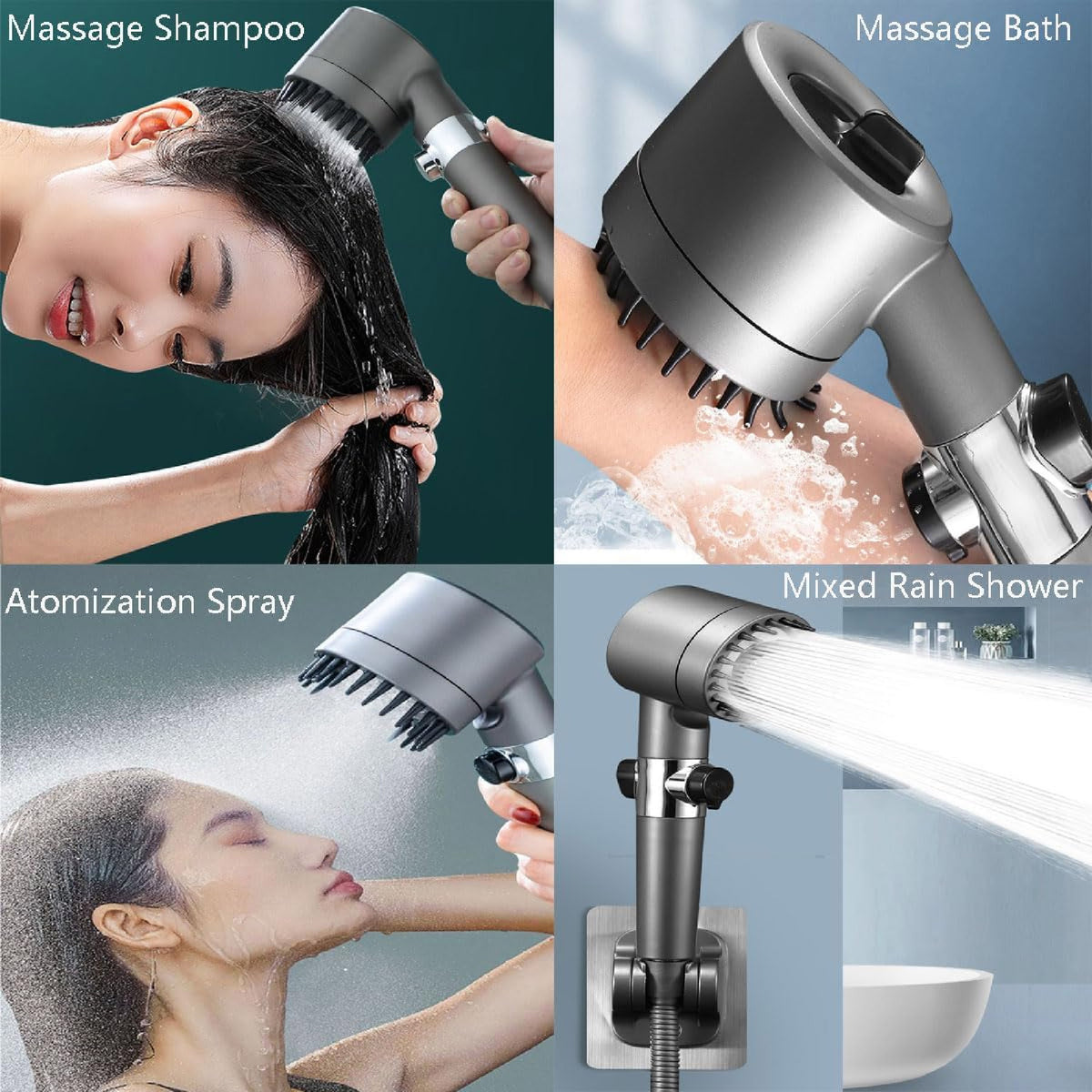 VitalShower™: Cabezal de Ducha con Filtro Purificador y Masaje + Regalo Especial