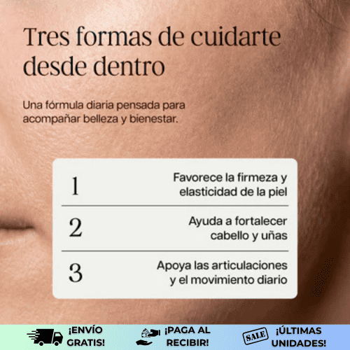 MarineCollagen® | Suplemento que revitaliza tu piel, cabello y uñas