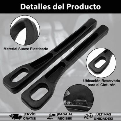 GapStop® x2 unds | Organizador para vehículo que cubre el espacio entre los asientos