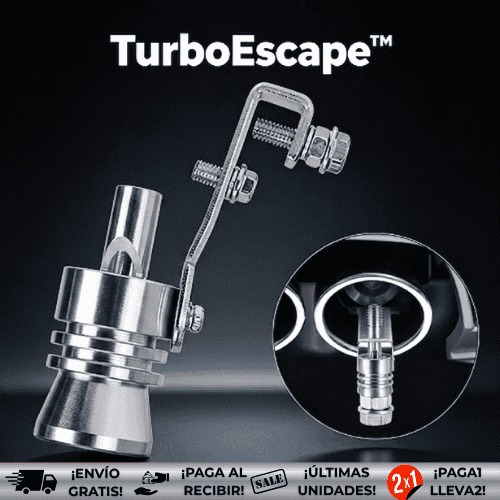 TurboEscape™ ¡Oferta 2x1! | Amplificador de sonido para tubos de escape