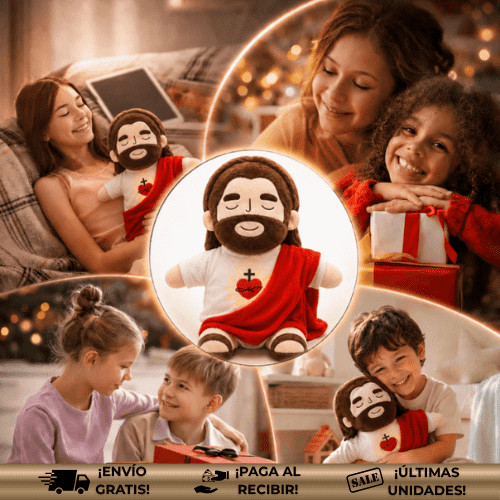 Peluche MyJesús™ | Un Abrazo de fé, consuelo y paz interior