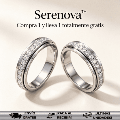 Serenova™ | Anillo giratorio que combate la ansiedad ¡Oferta 2x1!