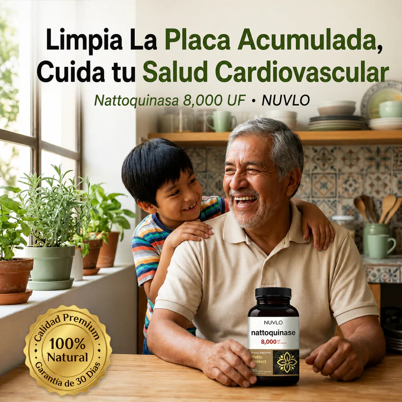 NattoKinase® | Apoya tu circulación y limpia arterias de forma natural